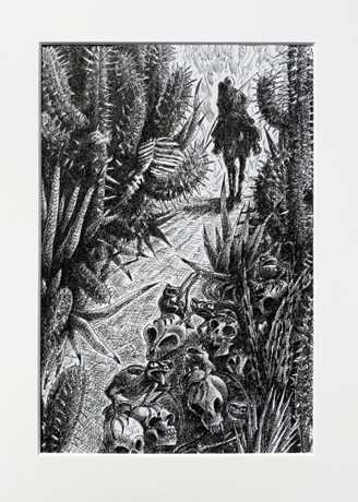 Into the Valley of Daggers.
From 'The Dog Army'.
$NZ250 (approx $US167, £128, €141) Into the Valley of Daggers.
From 'The Dog Army'.
$NZ250 (approx $US167, £128, €141)